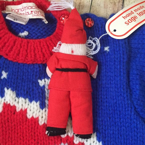 Vintage Knit Kids 2T Long Sleeve Christmas Sweater - Picture 8 of 8